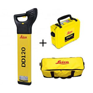 Kabeļu meklētājs (lokators) LEICA DD120 ar transportēšanas somu un ģeneratoru DA175