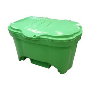 Smilts/sāls plastmasas konteiners (zaļš), 250l