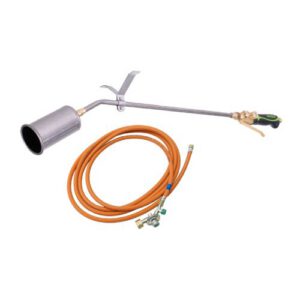 Gāzes deglis ar regulatoru, piezzo aizdedzi un 5m šļūteni (termoplastikāta gatavo materiālu karsēšanai)