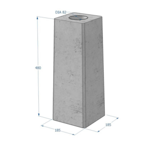 Iebetonējama pēda ceļa zīmēm