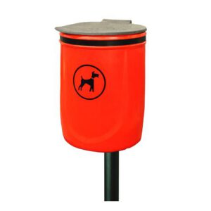 PVC atkritumu tvertne DOGGY suņu ekskrementiem, 40l [MEL]