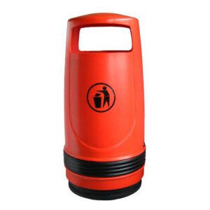 PVC atkritumu tvertne MERLIN ar pelnu trauku, 90l [MEL]