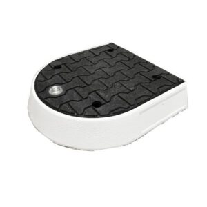 Drošības salas MINI stūra elements PVC, 500x500x100mm, melns [VB]