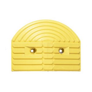 Ātruma slāpētāja H55 (guļošā policista) beigu elements, 260x355x55mm (dzeltens) [GH]