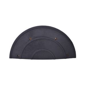 Ātruma slāpētāja D5 STANDARD (guļošā policista) nobeiguma elements, 435x895x50mm (melns) [GH]