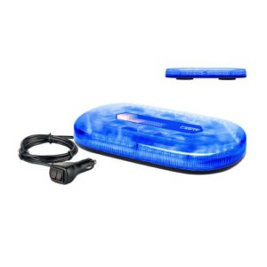 LED zemā profila bākuguns (328mm), zila