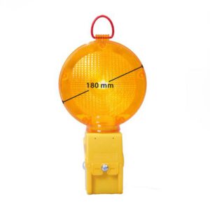 Brīdinājuma signāllukturis, dzeltens (abpusējs), ar stiprinājumu [NI]