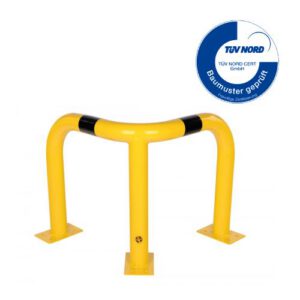 Metāla stūru aizsargbarjera (cinkota un krāsota), 600x600mm [DAN]