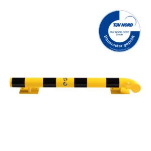 Metāla aizsargbarjeras iekšējais stūris (labā puse), d=76mm, l=1000mm [DAN]