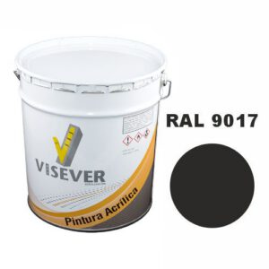 Akrila krāsa ceļu marķēšanai VISACRYL, melna (RAL 9017), 27kg spainis [VIS]