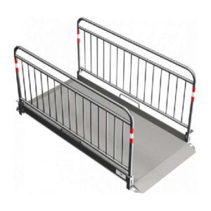 Tiltiņš tranšeju pārejām ar drošības margām (alumīnija), 1x2,2m