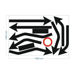 Magnētu komplekts plakātam 900x1400mm