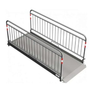 Tiltiņš tranšeju pārejām ar drošības margām (alumīnija), 1x2,7m