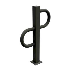 Velosipēdu statīvs 1 velosipēdam (h=800mm), karsti cinkots un melni krāsots [SCH]