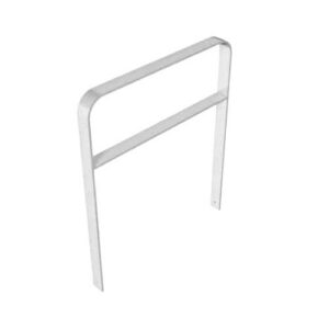 Velosipēdu statīvs 1 velosipēdam ar plakanu cauruli (l=1000mm), karsti cinkots un krāsots (betonējams) [SCH]