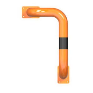 Metāla aizsargbarjera L-tipa (d=76mm), vienpusēja (kreisā puse), 600x350x650mm [SCH]