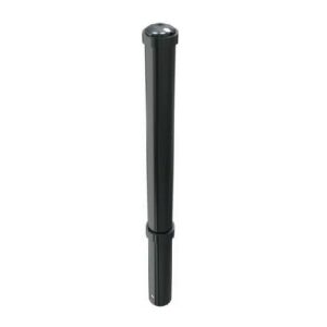 Metāla stabiņš ORNA 497, betonējams ar pamatnes enkuru, d=108mm, h=950mm (karsti cinkots, antracīta pelēks RAL 7016) [SCH]