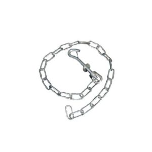 Būvgružu caurules ķēde ar āķi un skrūvi (cinkota), l=1050mm [TEC]