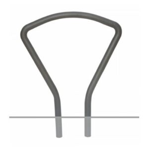 Velosipēdu statīvs VUELTA (divpusējs), karsti cinkots un krāsots DB 703 (betonējams)