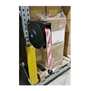 Izvelkama lenta plastmasas korpusā, 20m sarkanbalta lenta [SOR]