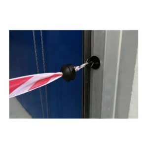 Plastmasas sienas stiprinājums (āķa tipa) 20m izvelkamajai lentai, stiprināms ar skrūvēm