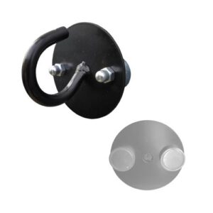 Plastmasas sienas stiprinājums (āķa tipa) 20m izvelkamajai lentai, stiprināms ar magnētu