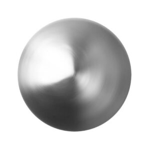 Taktila elements KH1 (gluds, kupola formas) d15x3mm ar metinātu tapu (AISI 316L)