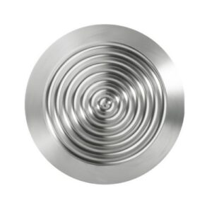 Taktila elements K1 (rievots) d25x4.5mm ar metinātu tapu (AISI 316L)