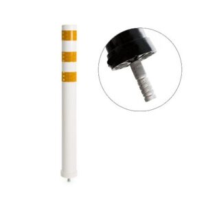 Lokans stabiņš (PU ar vītni), balts, 100cm [SMA]