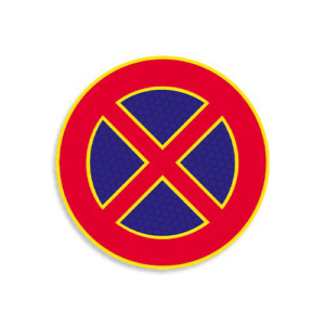 Finiera ceļa zīme Nr.326 Apstāties aizliegts, d.700mm, 1. atstarošanas klase