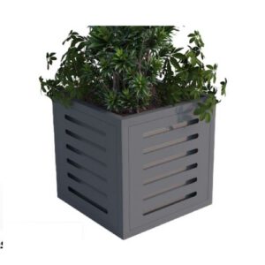 Cinkota un krāsota tērauda puķu pods DON III (700x700mm) [KRO]