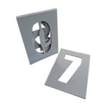 Ciparu trafaretu komplekts (0-9), stiklšķiedras 300x420mm (h=290mm; 3mm)