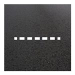 Termoplastikāta līnija - pārtraukta (karsējama), 120x1000mm, balta (RAL 9016)