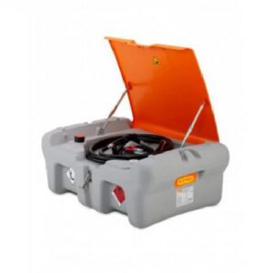 Mobilā dīzeļdegvielas uzpildes un uzglabāšanas tvertne DT MOBIL EASY pick-up, 210l ar 12V elektrisko sūkni CENTRI SP 30 (ar veramu vāku)