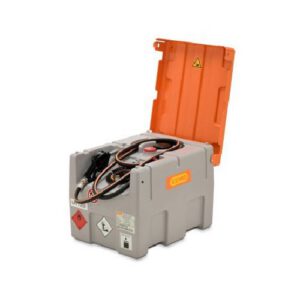 Mobilā dīzeļdegvielas uzpildes un uzglabāšanas tvertne DT MOBIL EASY (sertificēta), 200l ar 12V elektrisko sūkni CENTRI SP 30 (ar veramu vāku)