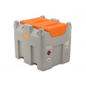 Mobilā dīzeļdegvielas uzpildes un uzglabāšanas tvertne DT MOBIL EASY (sertificēta), 980l ar 230V pieslēgumu (ar veramu vāku)