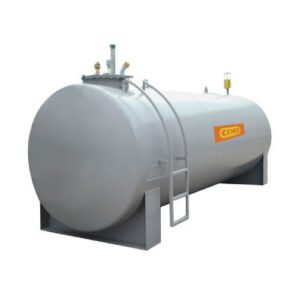 Stacionārā dīzeļdegvielas uzpildes un uzglabāšanas tvertne 15000L (dubultsienu, tērauda), d=1600mm (7800x1750x2250mm)