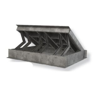 Ceļu bloķētājs CRONO P300 (hidraulisks), h=1000mm, l=3000mm (karsti cinkots un krāsots) [MAC]