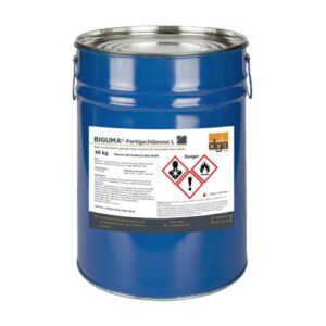 Asfalta seguma poru pildītājs uz šķīdinātāja bāzes BIGUMA®- Fertigschlämme L, 30kg spainis [DG]