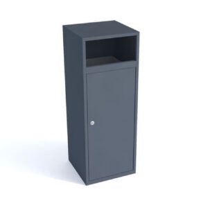 Metāla atkritumu tvertne (cinkota un krāsota), 80l [KRO]