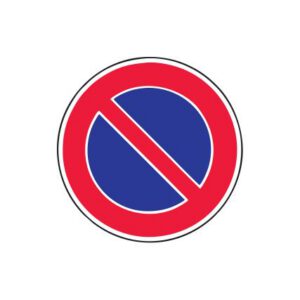 Aizlieguma zīme Nr.327/Stāvēt aizliegts, d.900mm, 2. atstarošanas klase