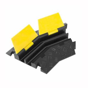 Kabeļa aizsarga 2 kanālu (kreisais) stūra elements, 400x250x45mm [AR]