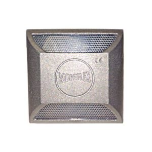 Ceļa atstarotājs 103x103mm, balts/balts [ZH]