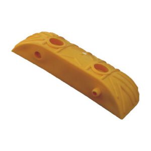 Ātruma slāpētāja H50 (guļošā policista) nobeiguma elements 100x250x50mm (dzeltens)