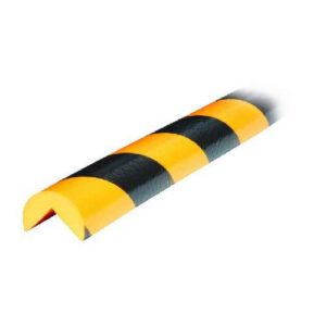 Stūru aizsargs (Tips A), d=40mm (25x25mm), (dzeltens/melns), l=1000mm, pašlīmējošs atkārtoti [SE]