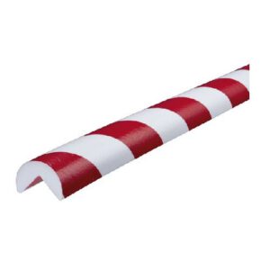 Stūru aizsargs (Tips A), d=40mm (25x25mm), (sarkans/balts), l=1000mm, pašlīmējošs [SE]