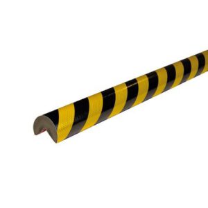 Stūru aizsargs (Tips A+), d=60mm (35x35mm), (atstarojošs/dzeltens/melns), l=1000mm, pašlīmējošs [SE]