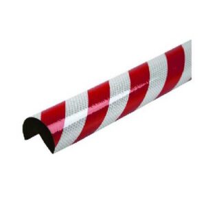 Stūru aizsargs (Tips A+), d=60mm (35x35mm), (atstarojošs/sarkans/balts), l=1000mm, pašlīmējošs [SE]