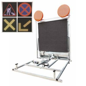 VMS brīdinājuma panelis - stiprināms uz automašīnas jumta, d=300mm, papildus 2gab. optikas, L9H, tālvadības funkcija [WE]