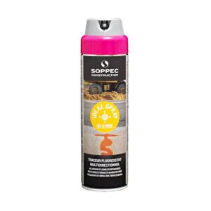 Ideal Spray luminiscējoša krāsa marķēšanai (rozā), 500ml